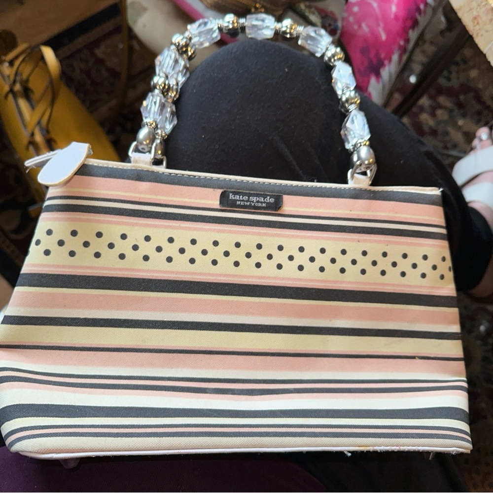 Kate‎ spade stripped bag - Picture 11 of 13